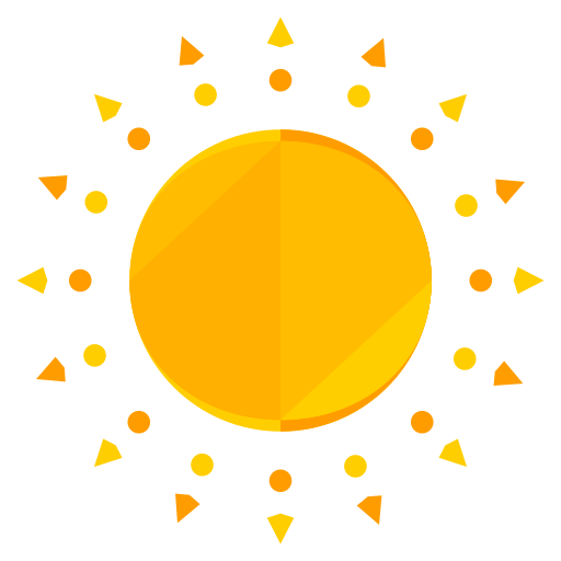 Sun Free Nobackground Png Icon Download (gold, orange, black)