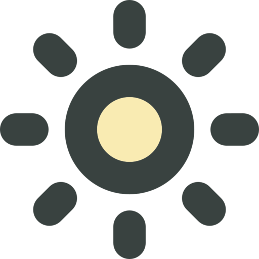 Sun Free Png Icon (beige, black, indigo)