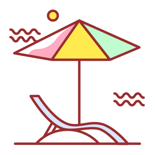 Sunbathing Free Transparent Png Icon Download (pink, black, yellow, white, mint)