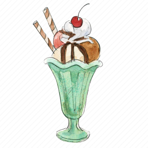 Sundae Chocolate Png Pic (lavender, gray, white, silver)