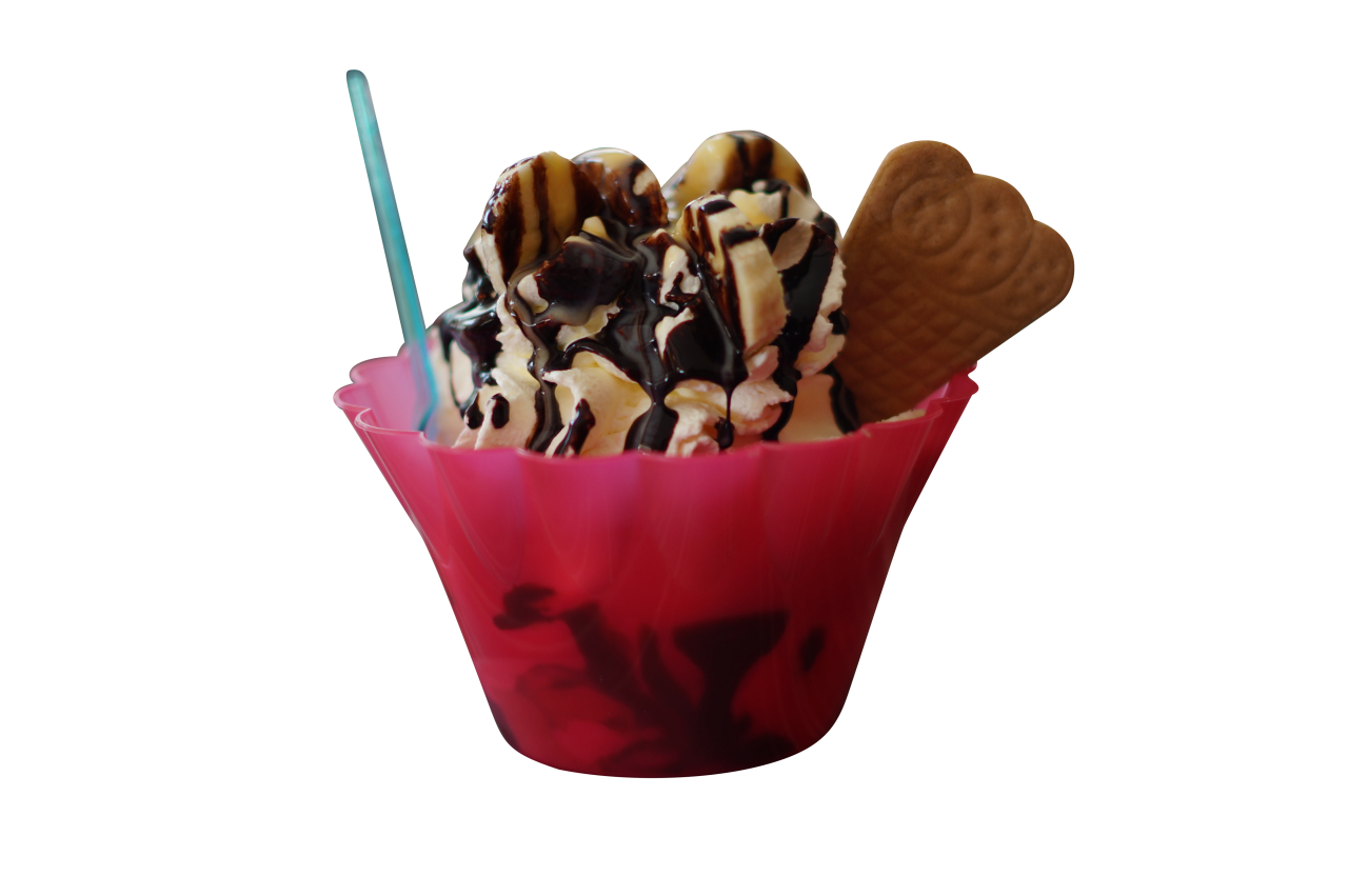 Sundae Png Pic (black)