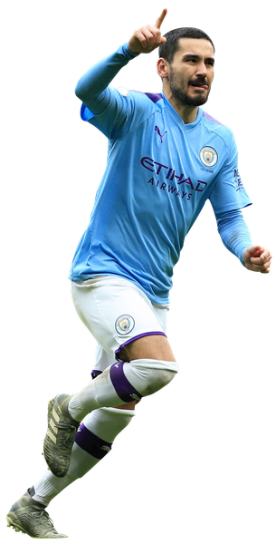 Gundogan Manchester City Png Pic (black, olive, white)