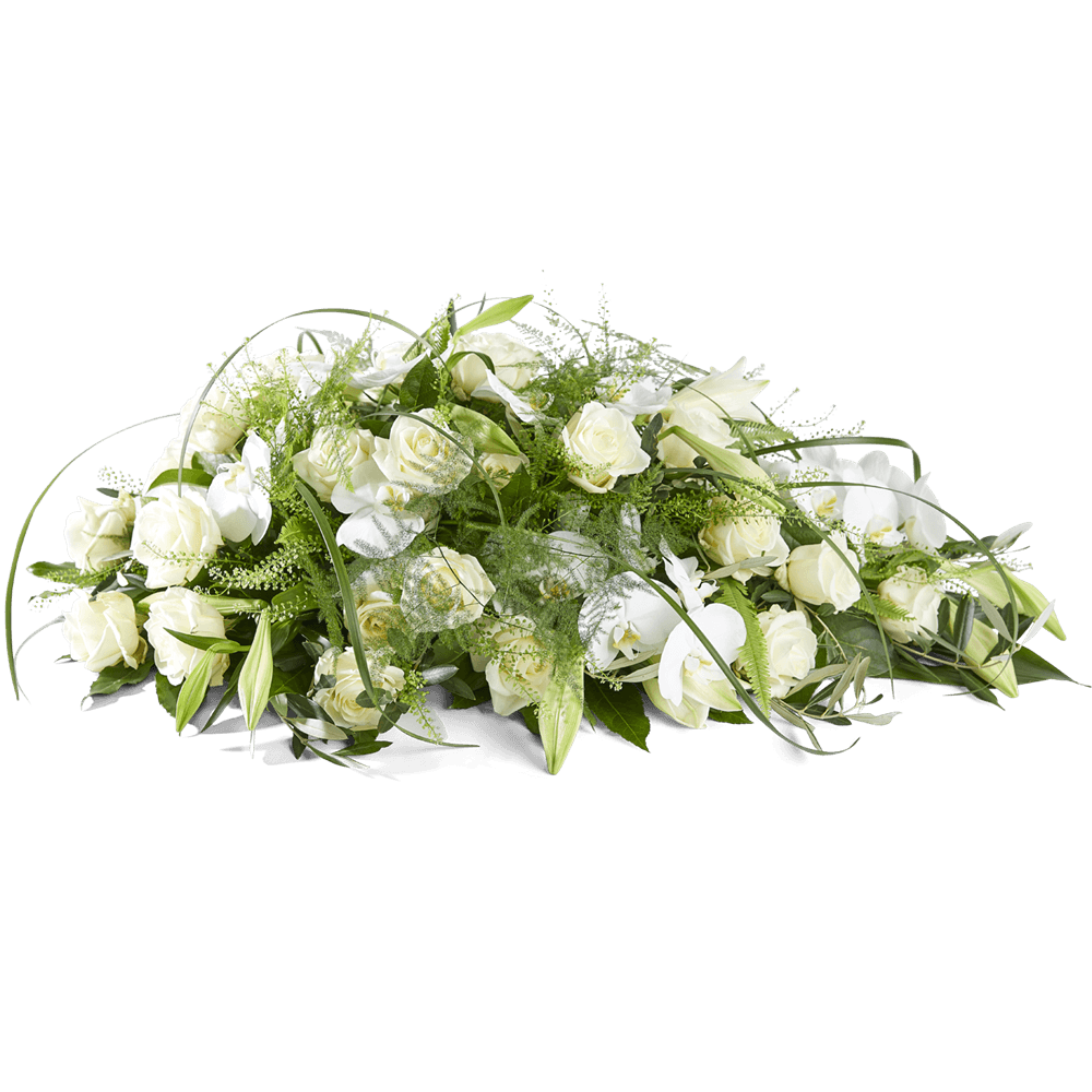 Funeral Flowers Bunch Png Pic (gray)