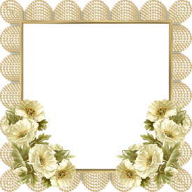 Funeral Frame Png Transparent Image (black, silver)