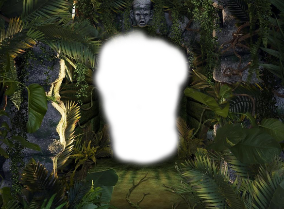 Jungle Border Png Hd (black)