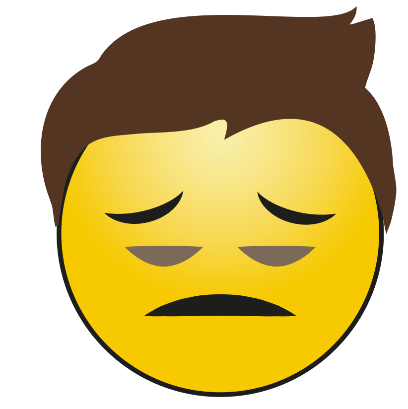 Funny Boy Emoji Png Picture (black, gold, maroon)