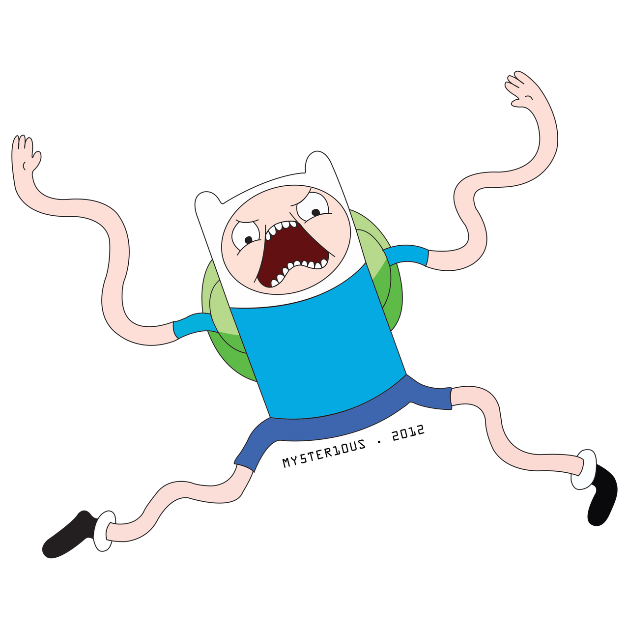 Funny Finn The Human Transparent Png (beige, black, greenish blue, white)