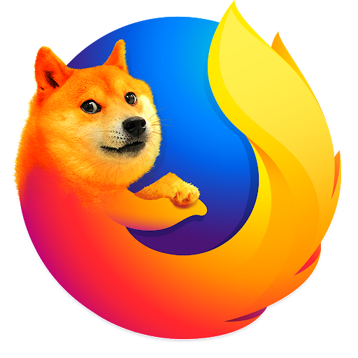 Funny Firefox Logo Transparent Png (greenish blue, yellow, indigo, red, black)