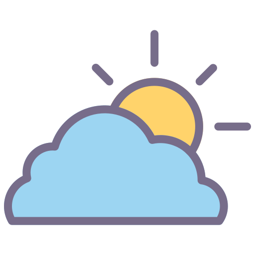 Sunny Weather Icon Free Png Icon Download (silver, salmon, mint, black, gray)