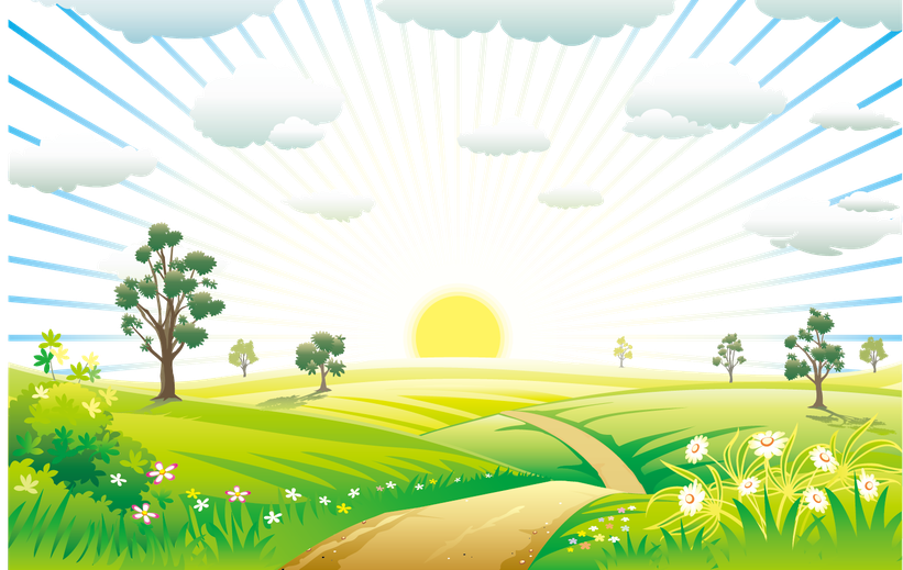 Sunrise Png Image Hd (yellow, black, lavender, white)