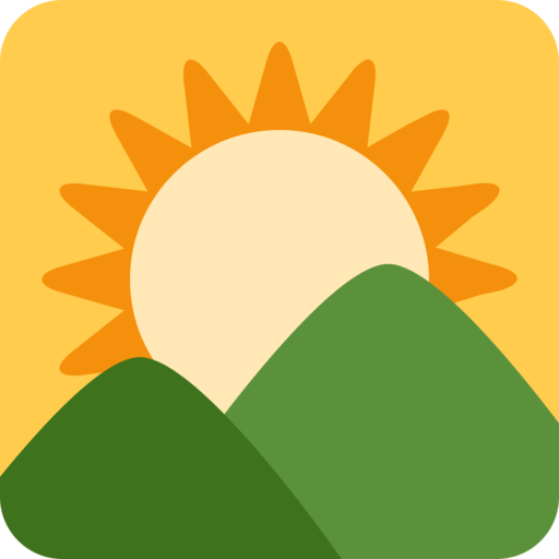 Sunrise Over Mountains Free Transparent Png Icon Download (olive, beige, green, gold, orange)