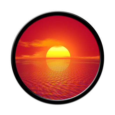 Sunset Png Photos (maroon, black, red, orange)