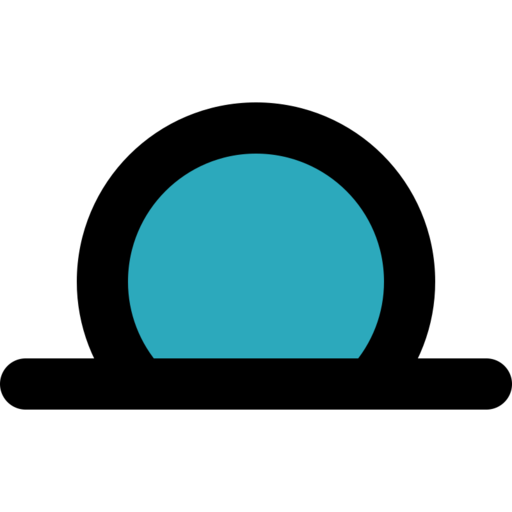 Sunset Alt Free Png Icon Download (black, teal)