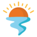 Sunset Sun Sunshine Sunrise Weather Icon Free Transparent Png Icon Download (silver, greenish blue, black, orange, chocolate)