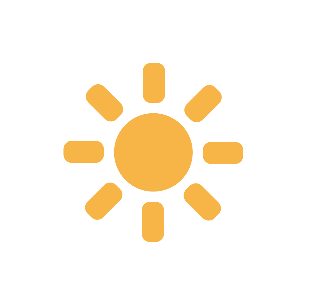 Sunshine Png Photo (black, silver, orange, white)