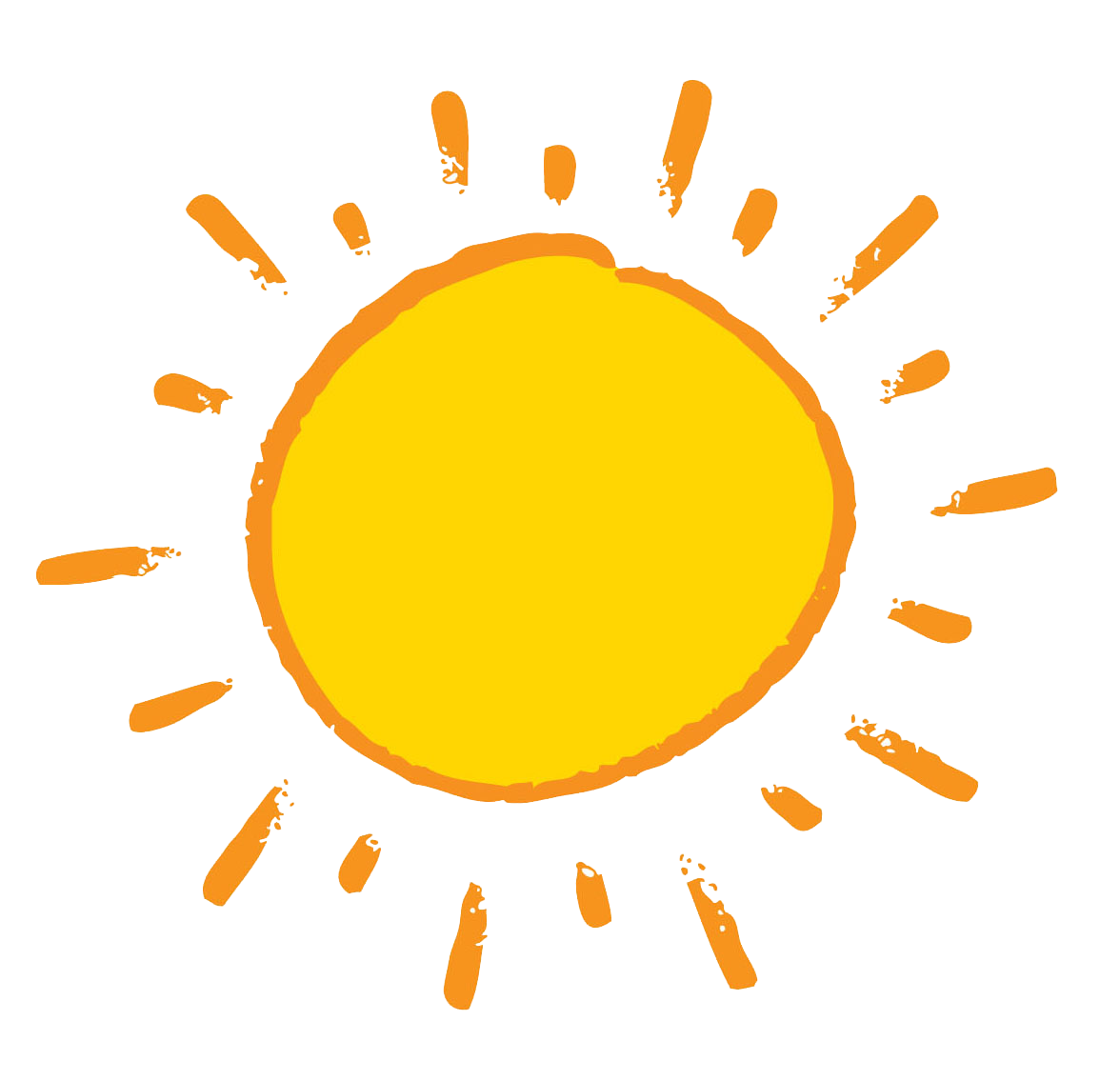 Sunshine Png Picture (gold, orange, white)