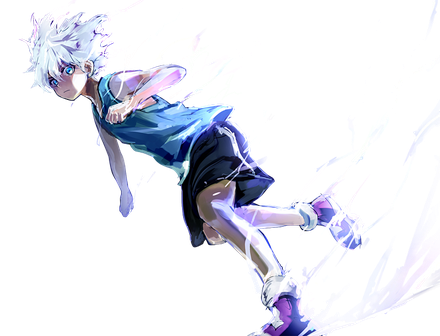 Hunter X Hunter Killua Zoldyck Png Free Download (white, black)