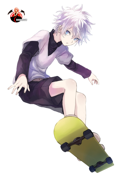 Hunter X Hunter Killua Zoldyck Png Transparent Image (white, beige, black)