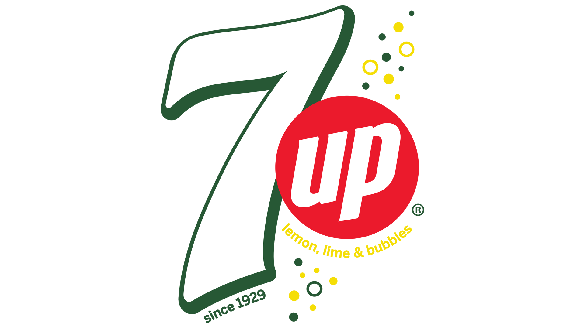 7Up Logo Png Isolated Hd (white, green, gray, red)