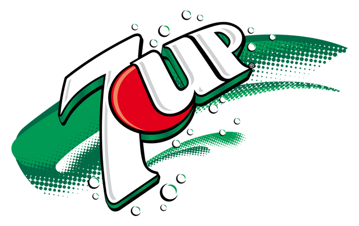 7Up Logo Png Photos (white, black, red, teal)