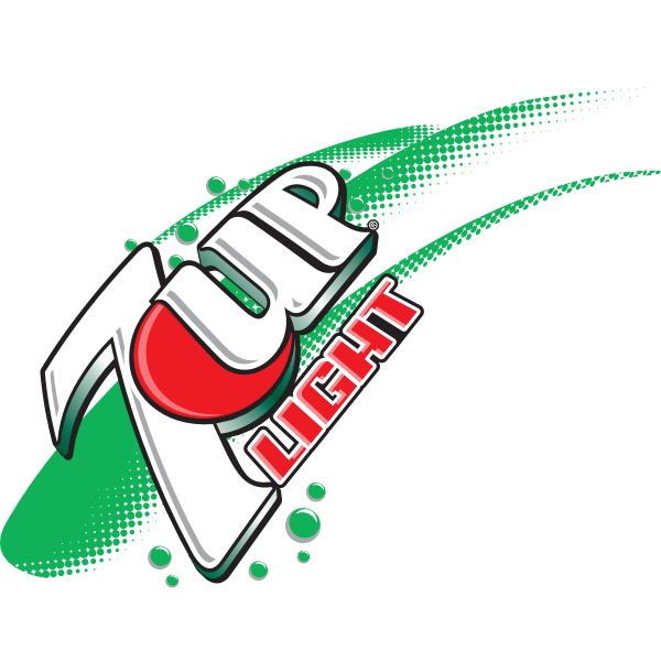 7Up Logo Png Pic (white, black, red, teal)