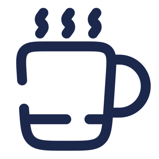 Cup Hot Free Png Icon Download (navy, black)