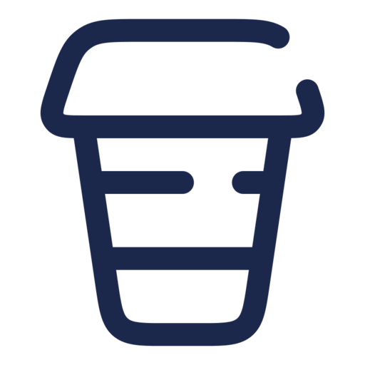 Cup Paper Free Png Icon Download (navy, black)