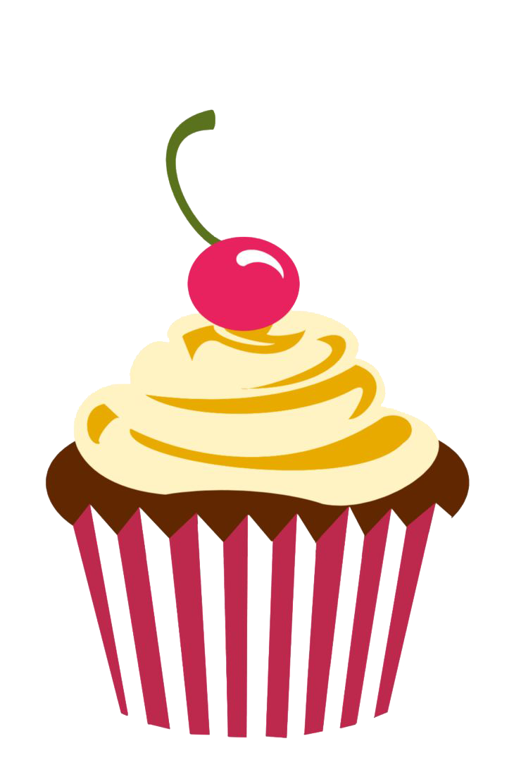 Cupcake Png Image (chocolate, beige, white, maroon, salmon)