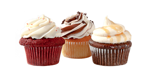 Cupcake Png Transparent Image (black, white)