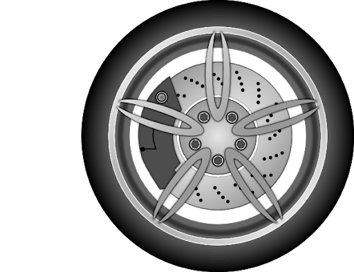 Super Car Wheel Vector Transparent Png (indigo, black, gray)