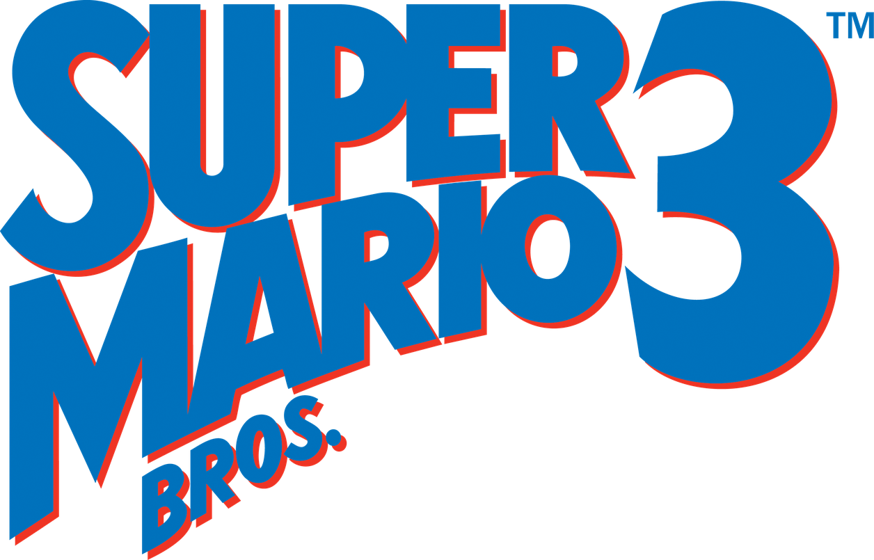 Super Mario Bros 3 Logo Png Image (teal, black)