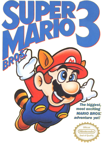 Super Mario Bros 3 Logo Png Photo (black, gray, white)