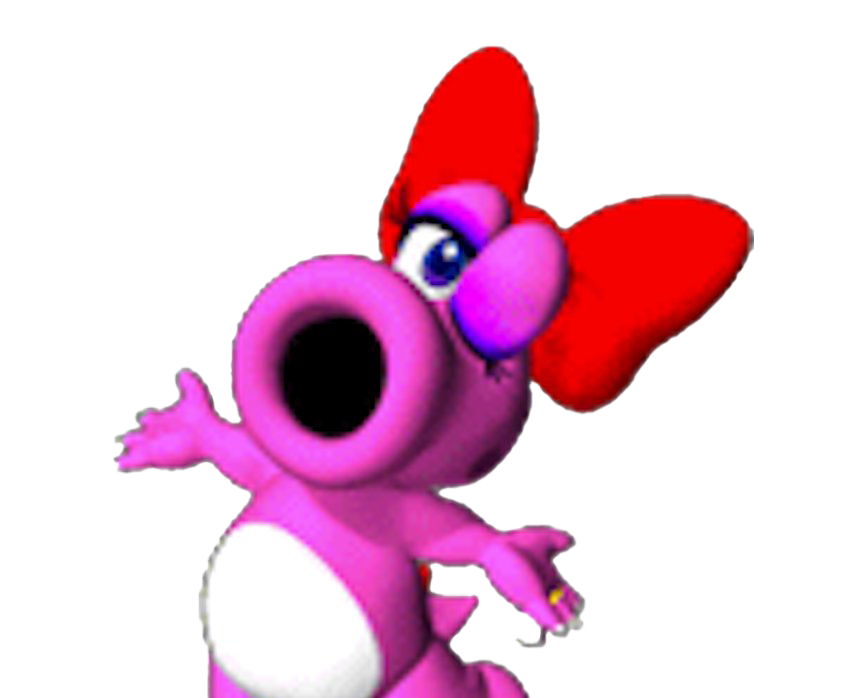 Super Mario Bros Birdo Png File (red, white, black)