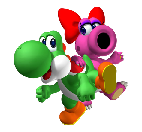 Super Mario Bros Birdo Png Image (black, olive, white, red)