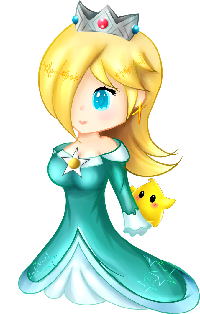 Super Mario Bros Rosalina Png Clipart (black, beige, white)