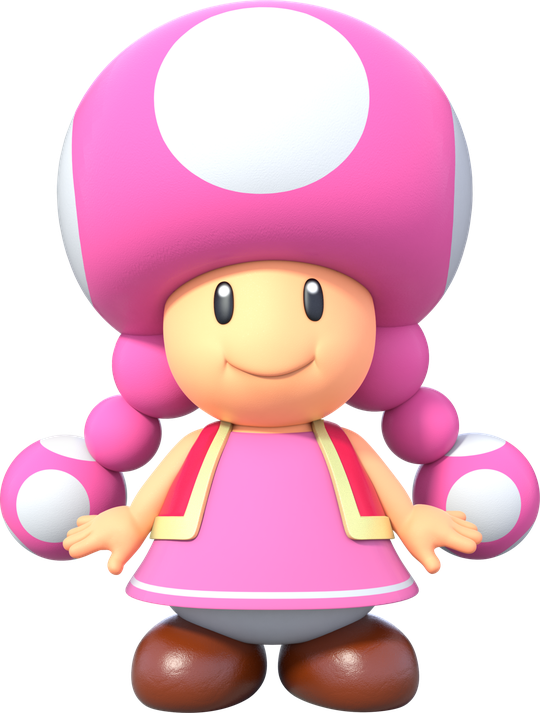 Super Mario Bros Toadette Png Photos (black, violet, white)