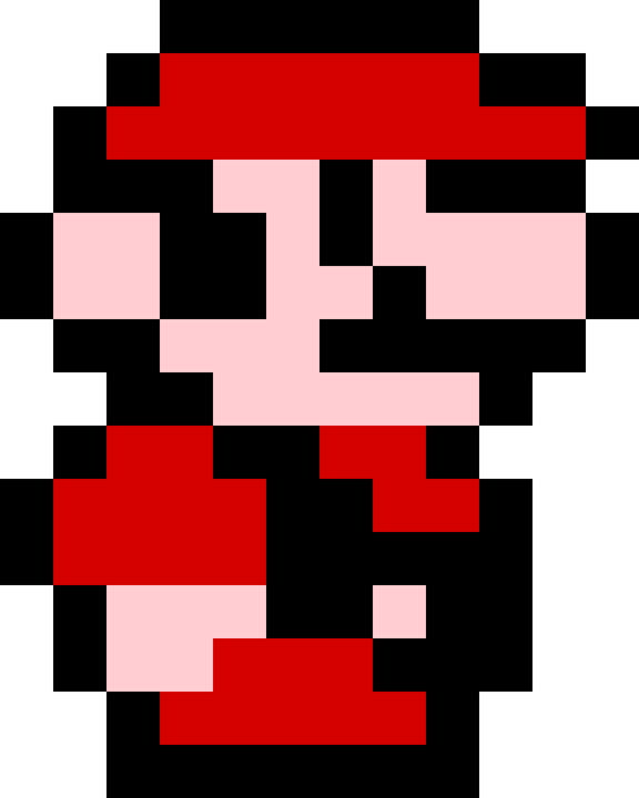 Super Mario Bros. 3 Png File (red, indigo, black, pink, maroon)