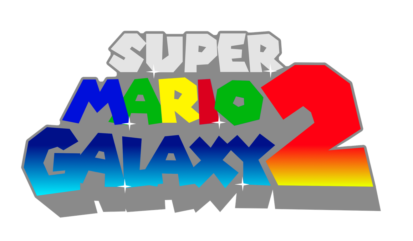 Super Mario Galaxy Logo Png Clipart (lavender, red, black, gray, teal)