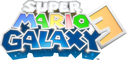 Super Mario Galaxy Logo Png Picture (teal, black, salmon, white)