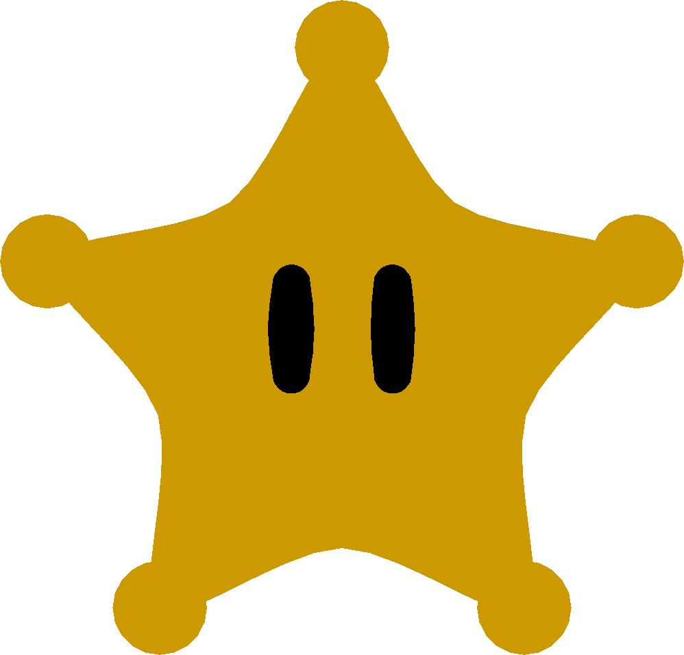 Super Mario Galaxy Png Photos (black, orange)