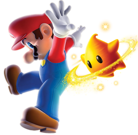 Super Mario Galaxy Png (navy, maroon, black, white)