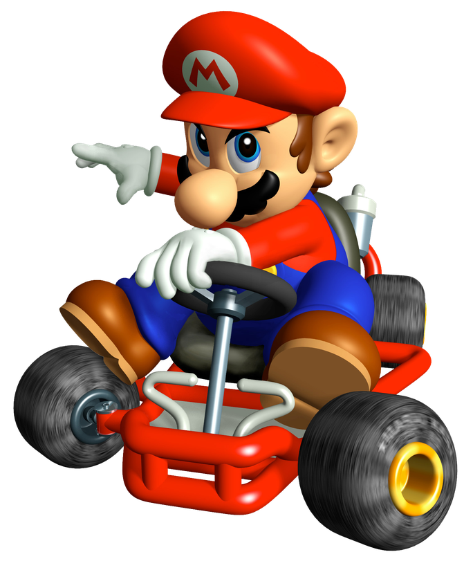 Super Mario Kart Png Free Download (indigo, olive, black, red)