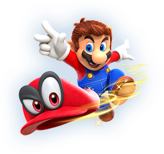 Super Mario Odyssey Png Hd Isolated (teal, black, blue, white)