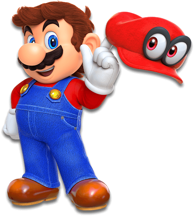 Super Mario Odyssey Png Image (black)