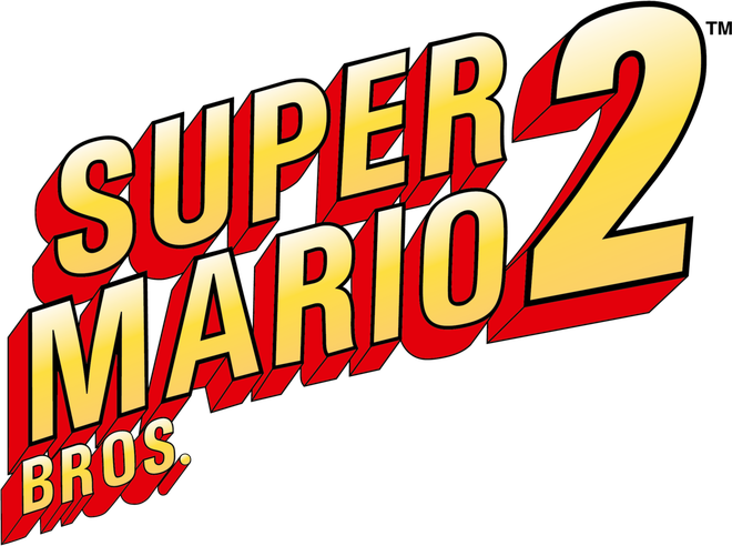 Super Mario World 2 Yoshis Island Logo Png Hd (maroon, black, red)