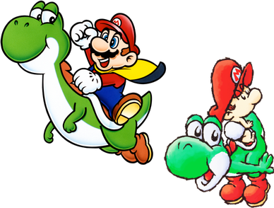 Super Mario World 2 Yoshis Island Transparent Png (lime, black, white)