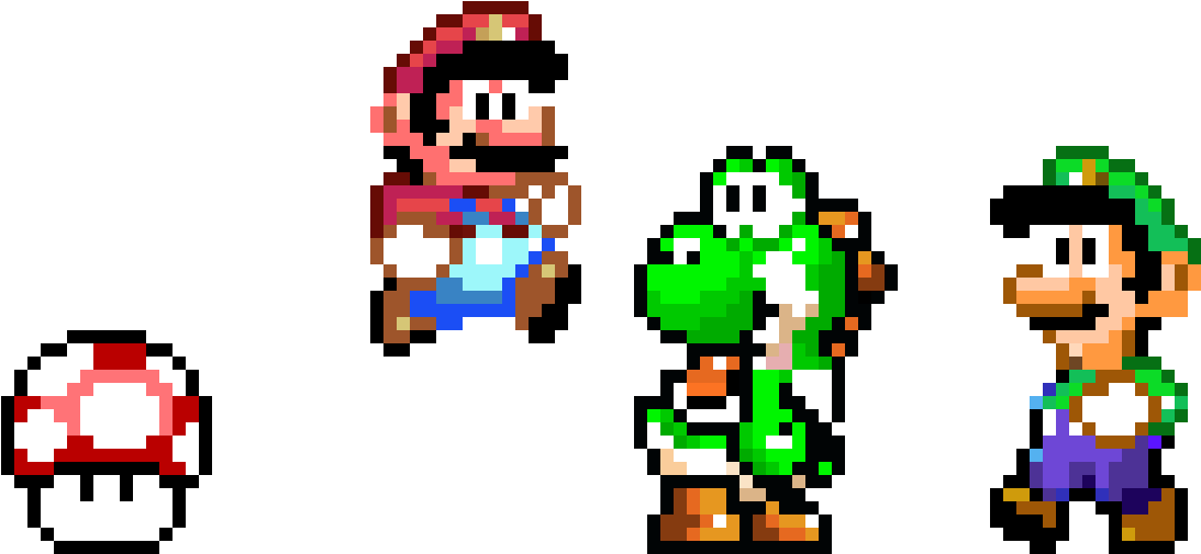 Super Mario World Png Picture (maroon, black)