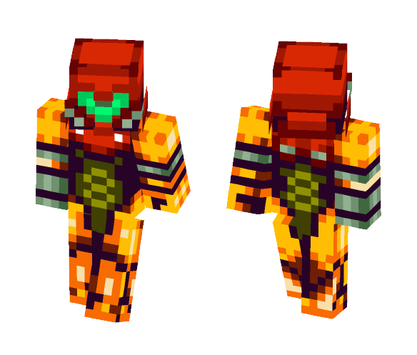 Super Metroid Png File (red, black, maroon, white, orange)