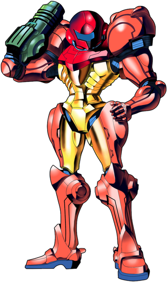 Super Metroid Png Transparent (black, salmon)