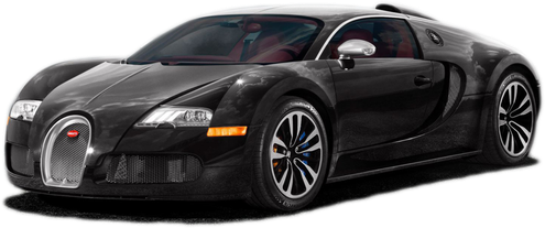 Supercar Png Isolated Image (black)